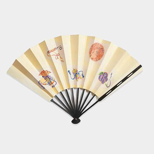 [Hand Fan] Decorative Fan ITOME YUZEN SET Squares | Edo Folding Fans