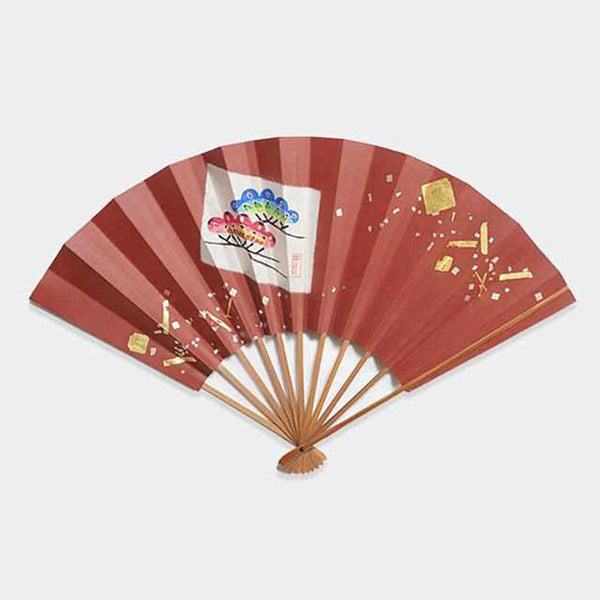 [Hand Fan] Decorative Fan TEA Room Display PINE | Edo Folding Fans