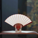 [Hand Fan] ZODIAC FOLDING FAN USHI(Ox) Black Painted TENKUFor Ladies | Edo Folding Fans