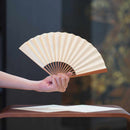 [Hand Fan] HORSE Soot and Bamboo For Ladies | Edo Folding Fans