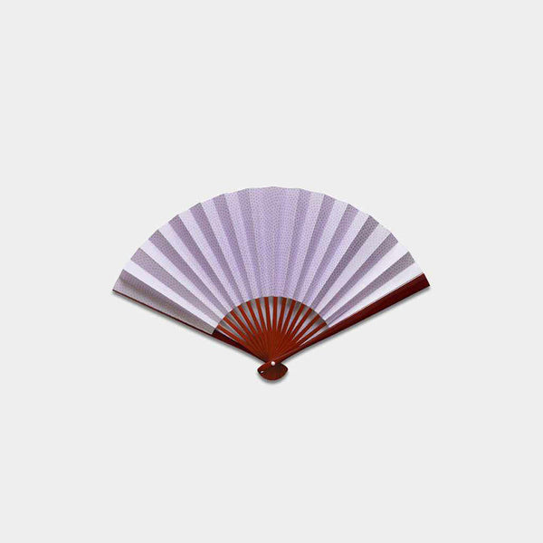[Hand Fan] SHARK KOMON Purple Lacquer For Ladies | Edo Folding Fans
