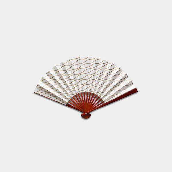 [Hand Fan] TACHIBANA Gold Lacquer For Ladies | Edo Folding Fans