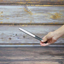 [Hand Fan] Hand-Drawing Picture FLOWER Blue Pink Black Lacquer For Ladies | Edo Folding Fans