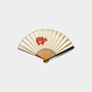 [Hand Fan] ZODIAC COW(OX) Gold 2 For Ladies | Edo Folding Fans