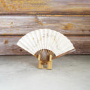 [Hand Fan] SUMINAGASHI Karaki For Ladies | Unkindo Fukstsu | Edo Folding Fans