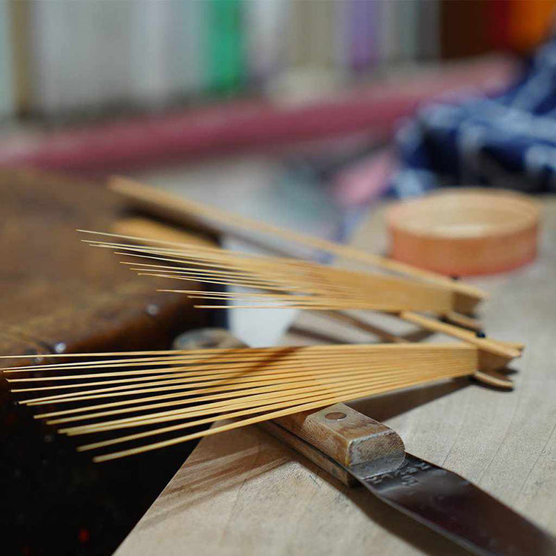 [Hand Fan] Decorative Fan ITOME YUZEN SET Squares | Edo Folding Fans