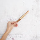 [Hand Fan] HAKU Pink HONSUSU-TAKE For Ladies | Unkindo Fukatsu | Edo Folding Fans