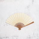 [Hand Fan] HAKU Pink-Green HONSUSU-TAKE For Ladies | Unkindo Fukatsu | Edo Folding Fans