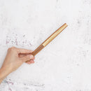 [Hand Fan] HAKU Orange-Green HONSUSU-TAKE For Ladies | Unkindo Fukatsu | Edo Folding Fans