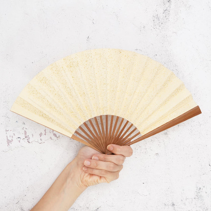 [Hand Fan] HAKU Purple-Pink HONSUSU-TAKE For Ladies | Unkindo Fukatsu | Edo Folding Fans