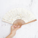 [Hand Fan] SUMINAGASHI HONSUSU-TAKE For Ladies| Unkindo Fukatsu | Edo Folding Fans