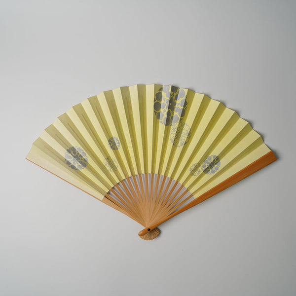[Hand Fan] CALABASH White Bamboo For Men | Edo Folding Fans｜Unkindo Fukstsu Hand Fan