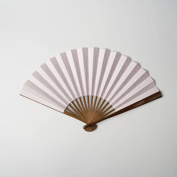 [Hand Fan] SHARK KOMON Pink Karaki Bamboo For Ladies | Edo Folding Fans｜Unkindo Fukstsu Hand Fan