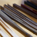 [Hand Fan] ZODIAC FOLDING FAN USHI(Ox) Black Painted TENKUFor Ladies | Edo Folding Fans