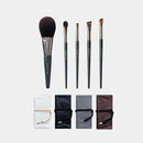 [MAKEUP BRUSH 5-PIECE SET] SHIORI SET WITH POUCH | MAKEUP BRUSH CRAFT | UYODA BISYODO