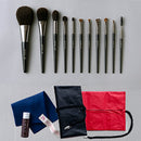 [MAKEUP BRUSH 11-PIECE SET] SHIORI SET WITH POUCH | MAKEUP BRUSH CRAFT | UYODA BISYODO