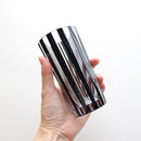 KUROCO STRIPED TUMBLER, Edo Kiriko Glass