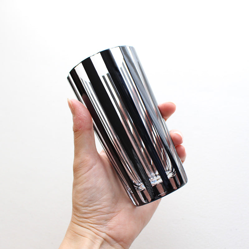 KUROCO STRIPED TUMBLER, Edo Kiriko Glass