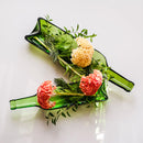 funew ワインボトル ハーフカット M グリーン【アップサイクル】