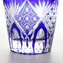 八角籠目菊繋 オールドペア【江戸切子】