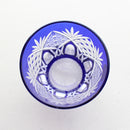 八角籠目菊繋 オールドペア【江戸切子】