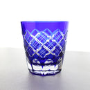 LAYERED YARAI OLD PAIR, Edo Kiriko Glass