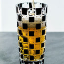 KUROCO TAMA CHECKERED TUMBLER, Edo Kiriko Glass