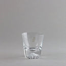 MT. FUJI GLASS ROCK GLASS IN A WOODEN BOX, Edo Glass