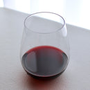 LIGHT WINE WINE BOWL BORDEAUX 2 PIECES SET IN A WOODEN BOX, Edo Kiriko Glass