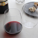 LIGHT WINE WINE BOWL BORDEAUX 2 PIECES SET IN A WOODEN BOX, Edo Kiriko Glass