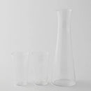 THIN SAKE SET 3-PIECE SET IN A WOODEN BOX, Edo Glass