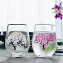 丸モ高木 冷感 桜 フリーグラス ペアセット【美濃焼】