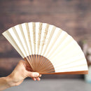 [Hand Fan] HAKUZU Spirit White 7SUN(8.3inch) | Kyoto Folding Fans | Yasuto Yonehara