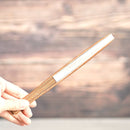 [Hand Fan] HAKUZU Spirit White 7SUN(8.3inch) | Kyoto Folding Fans | Yasuto Yonehara