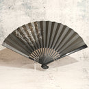 [Hand Fan] HAKUZU Spirit Black Bamboo 7SUN(8.3inch) | Kyoto Folding Fans | Yasuto Yonehara
