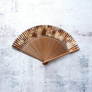 [Hand Fan] HAKUSAI HAKUIRO Brown 7SUN(8.3inch) | Kyoto Folding Fans | Yasuto Yonehara