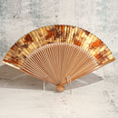 [Hand Fan] HAKUSAI HAKUIRO Brown 7SUN(8.3inch) | Kyoto Folding Fans | Yasuto Yonehara