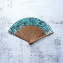 [Hand Fan] HAKUSAI HAKUIRO Blue 7SUN(8.3inch) | Kyoto Folding Fans | Yasuto Yonehara