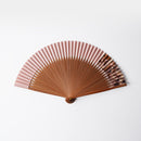 [Hand Fan] HAKUSAI Grayish Pink (Short-ground) 6.5SUN(7.7inch) | Kyoto Folding Fans | Yasuto Yonehara