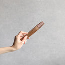 [Hand Fan] HAKUSAI Grayish Pink (Short-ground) 6.5SUN(7.7inch) | Kyoto Folding Fans | Yasuto Yonehara