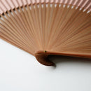 [Hand Fan] HAKUSAI Grayish Pink (Short-ground) 6.5SUN(7.7inch) | Kyoto Folding Fans | Yasuto Yonehara