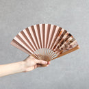 [Hand Fan] HAKUSAI Grayish Pink 6.5SUN(7.7inch) | Kyoto Folding Fans | Yasuto Yonehara
