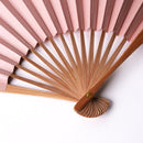 [Hand Fan] HAKUSAI Grayish Pink 6.5SUN(7.7inch) | Kyoto Folding Fans | Yasuto Yonehara
