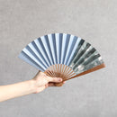 [Hand Fan] HAKUSAI Blue 6.5 SUN | Kyoto Folding Fans | Yasuto Yonehara