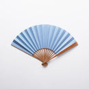 [Hand Fan] HAKUSAI Blue 6.5 SUN | Kyoto Folding Fans | Yasuto Yonehara