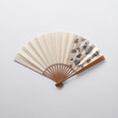 [Hand Fan] HAKUSAI Beige 6.5SUN(7.7inch) | Kyoto Folding Fans | Yasuto Yonehara