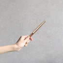 [Hand Fan] HAKUSAI Beige 6.5SUN(7.7inch) | Kyoto Folding Fans | Yasuto Yonehara