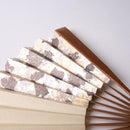 [Hand Fan] HAKUSAI Beige 6.5SUN(7.7inch) | Kyoto Folding Fans | Yasuto Yonehara