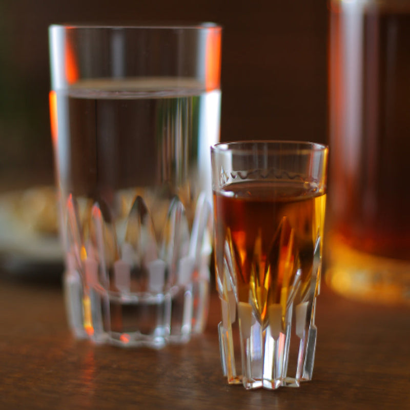 [GLASS] SHOT GLASS ANCIENT PARALLEL-CROSS | CRYSTAL GLASS | KAGAMI CRYSTAL