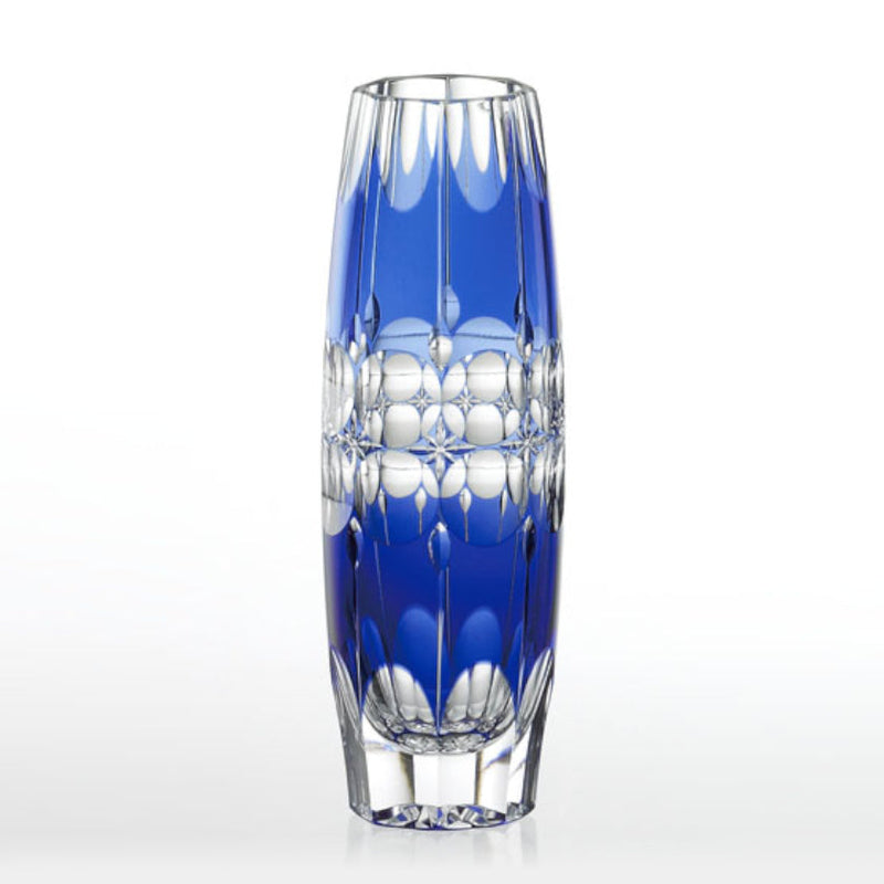 [VASE] BUD VASE BY HIDEAKI SHINOZAKI MASTER OF TRADITIONAL CRAFTS | EDO KIRIKO | KAGAMI CRYSTAL